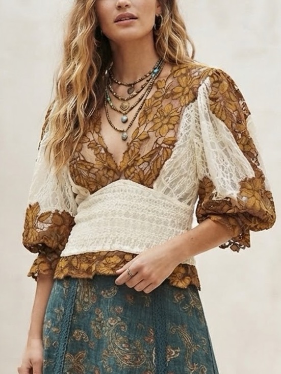Free People Tops - Free People Wildflowers Top Size XS